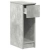 vidaXL Bedside Cabinets with Drawer 2 pcs Concrete Grey 20x36x60 cm
