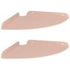 vidaXL Corner Floating Shelf Corner Mount 2 pcs Pink 24 x 24 x 2 cm