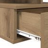 vidaXL Floating Nightstand 2 pcs Artisan Oak 40 x 31 x 28 cm