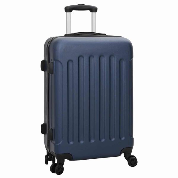 vidaXL Suitcase Set with Lock 3 pcs Dark blue 50 x 31 x 78 cm