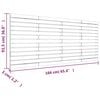 vidaXL Wall Headboard Honey Brown 166x3x91.5 cm Solid Wood Pine