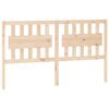 vidaXL Bed Headboard 165.5x4x100 cm Solid Wood Pine