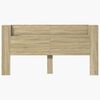 vidaXL Headboard Sonoma Oak 200 x 16.5 x 103.5 cm Engineered Wood