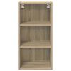 vidaXL Hanging Cabinet Sonoma Oak 40 x 29.5 x 80 cm Engineered Wood