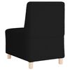 vidaXL Modular Sofa Unit Armless 3 pcs Black 55 x 74 x 82 cm