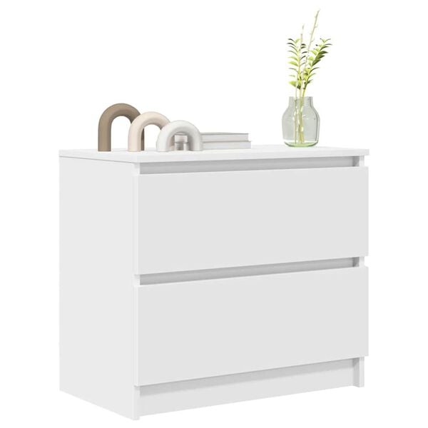 vidaXL TV Cabinet White 60x35x54 cm Engineered Wood