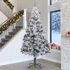 vidaXL Christmas Tree with 300 LEDs with Stand Green 300 cm PVC