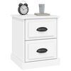 vidaXL Bedside Cabinets 2 pcs White 39x39x47.5 cm Engineered Wood