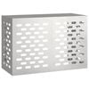 vidaXL Air Conditioner Cover Silver 90 x 40 x 60 cm Stainless Steel