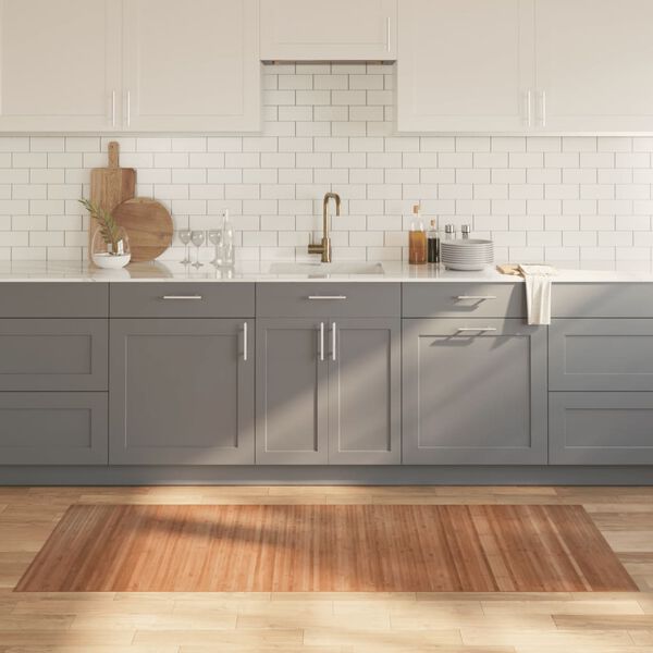 vidaXL Rug Rectangular Nature 80x200 cm Bamboo