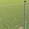 vidaXL Welded Wire Fence Silver 0.6 x 25 m