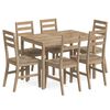 vidaXL Dining Set | Brown | Solid acacia wood | Standard | Durable | Dining Set