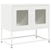 vidaXL TV Cabinet White 68x39x60.5 cm Cold-rolled Steel