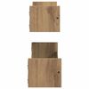 vidaXL Wall Shelf 2 pcs Artisan oak 60 x 16 x 14 cm Engineered Wood