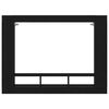 vidaXL TV Cabinet Black oak 152 x 22 x 113 cm Engineered wood