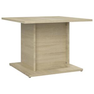 vidaXL Coffee Table Sonoma Oak 55.5x55.5x40 cm Engineered Wood