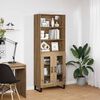 vidaXL Highboard Artisan Oak 69.5 x 34 x 180 cm Engineered Wood