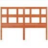 vidaXL Headboard Wax Brown 135 cm Solid Wood Pine