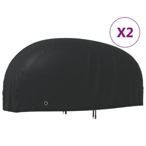vidaXL Motorcycle Covers 2 pcs 220x95x110 cm 210D Oxford Fabric
