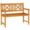 vidaXL Garden Bench Brown 110 x 56 x 90 cm Solid Acacia Wood