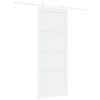 vidaXL Sliding Door 83 x 211 cm Engineered Wood White