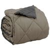 vidaXL Full Year Duvet Light Grey and Anthracite 200 x 200 cm
