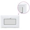 vidaXL Basement Window Internal Colour White RISOR 65 x 45 cm