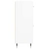 vidaXL Sideboard High Gloss White 69.5x34x90 cm Engineered Wood