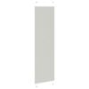 vidaXL Pleated Blind Light Grey 65x200 cm Fabric Width 64.4 cm Polyester