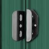vidaXL Garden Storage Shed Green Metal 204x132x186 cm