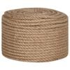 vidaXL Rope 100% Jute 14 mm 250 m