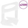 vidaXL Tile Levelling Clips 2500 pcs 2 mm