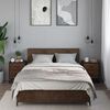 vidaXL Bedside Cabinets 2 pcs Brown Oak 40x31x50 cm Engineered Wood