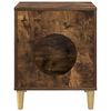 vidaXL Cat House Smoked Oak 42.5 x 40 x 53 cm Engineered Wood