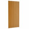 vidaXL Roof Panel 12 pcs Natural 100 x 45 cm Galvanised steel