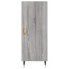 vidaXL Highboard Grey Sonoma 34.5x34x180 cm Engineered Wood