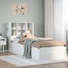 vidaXL Bed Frame without Mattress White 90x190 cm Single Solid Wood Pine