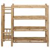 vidaXL Shoe Rack with Shelf Natural 88 x 27 x 80 cm Bamboo