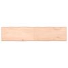 vidaXL Table Top 180x40x(2-6) cm Untreated Solid Wood Live Edge