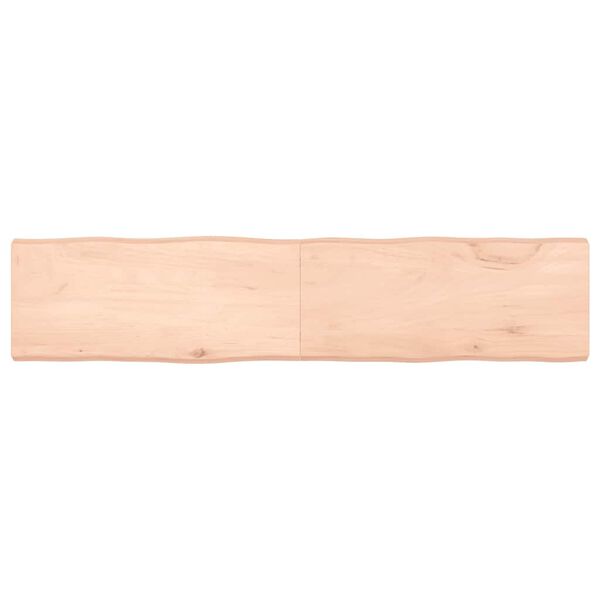 vidaXL Table Top 180x40x(2-6) cm Untreated Solid Wood Live Edge