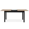 Finori Extendable Dining Table Coburg 120 Artisan Oak and Black