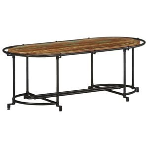 vidaXL Coffee Table 110x55x40 cm Solid Wood Reclaimed
