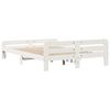vidaXL Bed Frame without Mattress White 160x200 cm Solid Wood Pine
