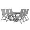 vidaXL 7 Piece Garden Dining Set Solid Wood Acacia