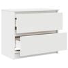 vidaXL TV Cabinet White 60x35x54 cm Engineered Wood