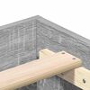 vidaXLBed FrameGrey sonoma 90 x 200 cm Engineered wood