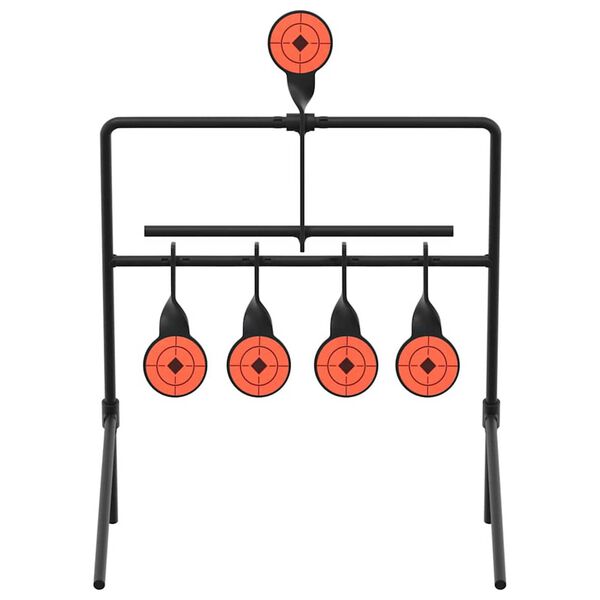 vidaXL Resetting Target Black 40 x 34 x 53 cm Steel