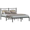 vidaXL Bed Frame without Mattress Sonoma Oak 140x190 cm Engineered Wood