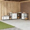 vidaXL Kitchen Storage with Shelf White 40 x 50 x 92 cm Steel