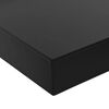 vidaXL Floating Wall Shelves 2 pcs Black 100x20x3.8 cm